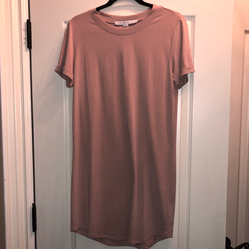 Blush T-shirt Dress